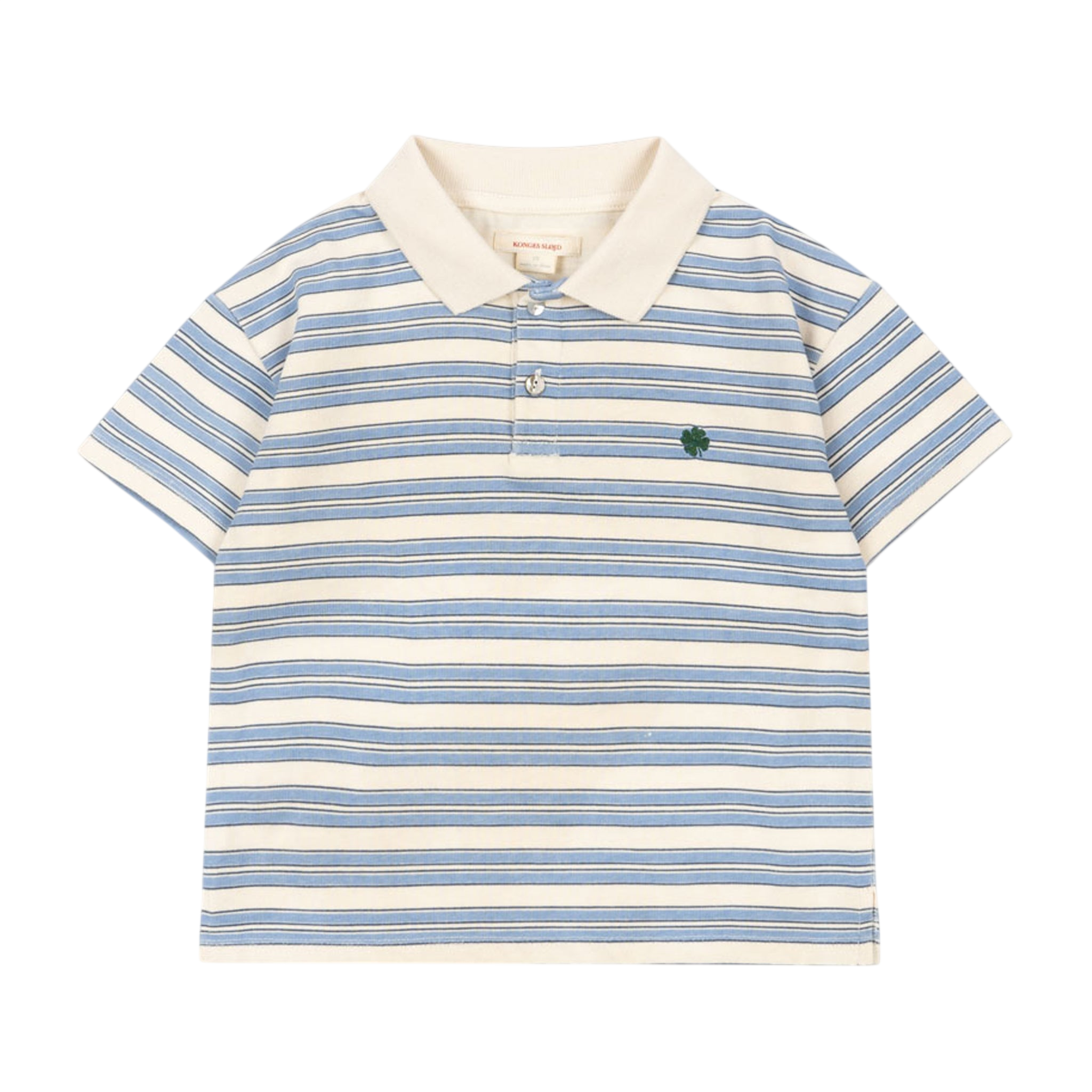 Poloshirt Spotty Stripe Ciel
