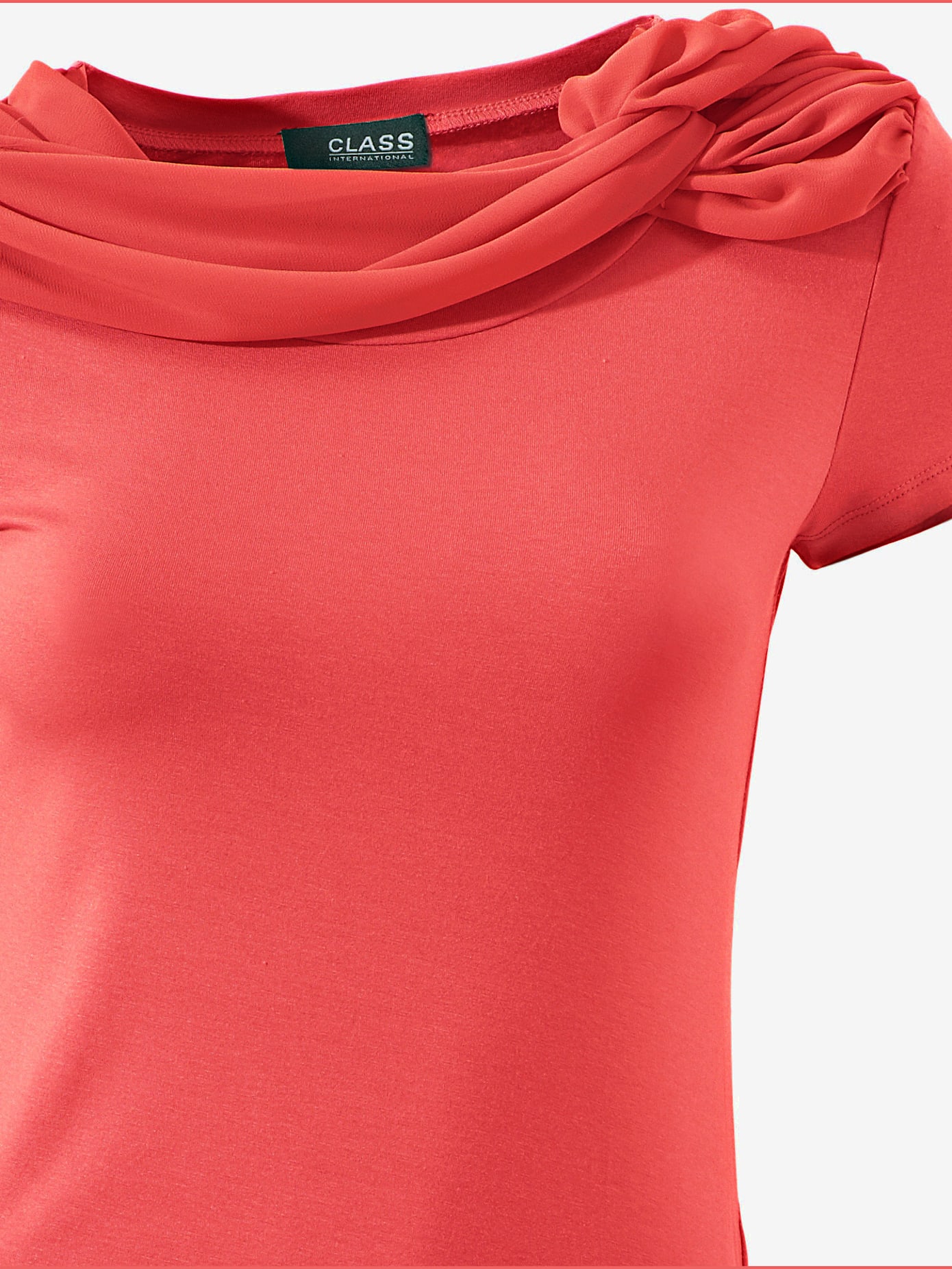 T-shirt à encolure ronde convient aux tenues professionnelles et de loisirs