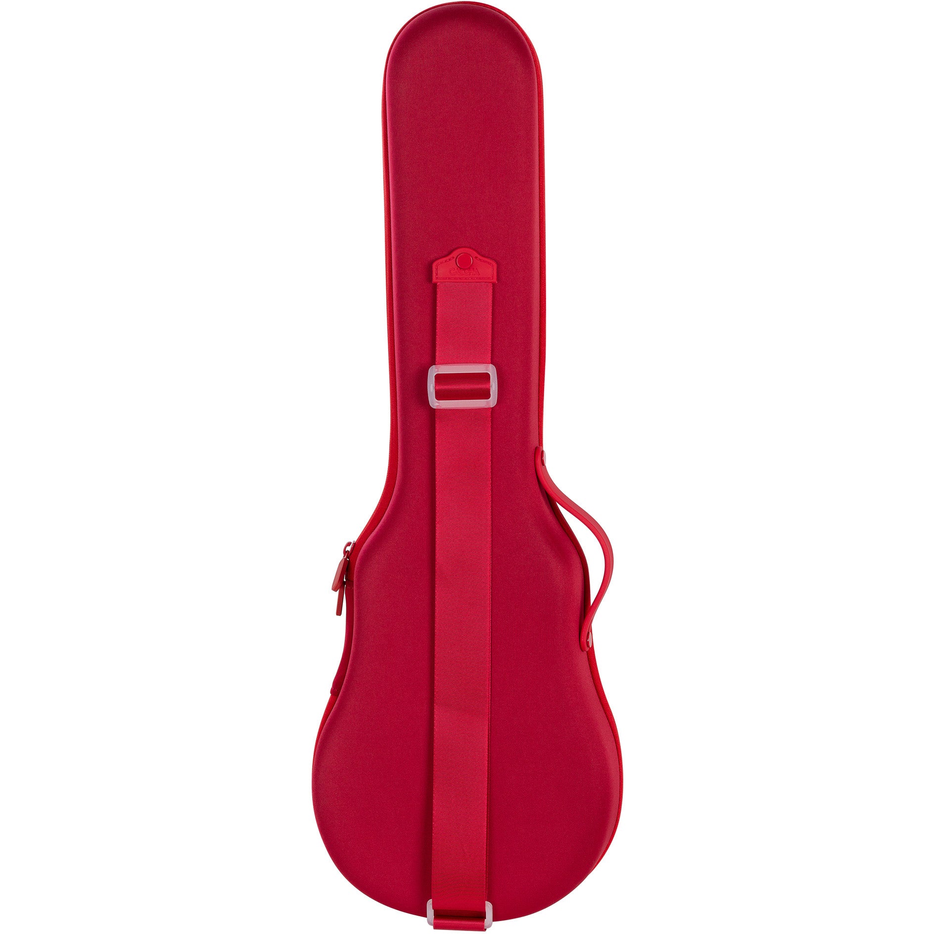 Cascha HH 2280 carbon fiber concert ukelele set rood