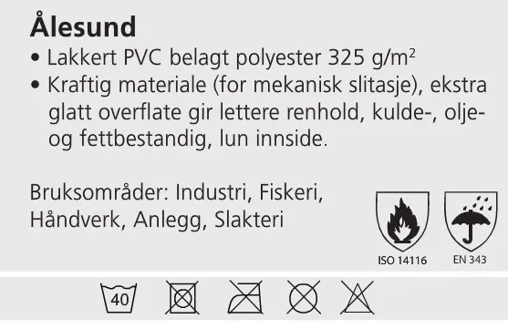 Aalesund Oljeklede Aalesund Ålesund Regnjakke