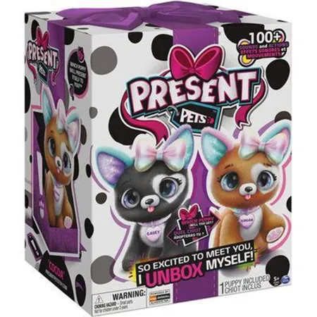 Spin Master Present Pets Rainbow Glitter Casey / Cocoa