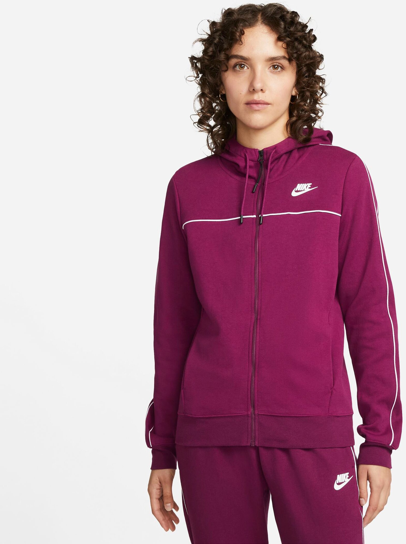 Nike W NSW Mlnm Ess Flc FZ Hd