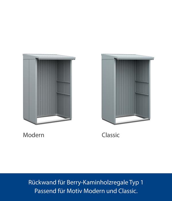 Hörmann Rückwand für Berry-Kaminholzregal