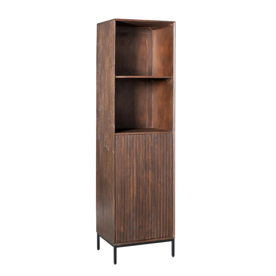 Boekenkast Bruin Hout - 55x45x200cm - Madison