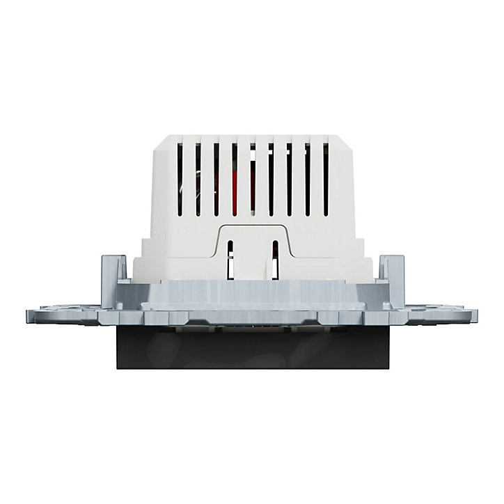 Chargeur USB double 5V 2,4A type A+C Schneider Electric Unica gris anthracite