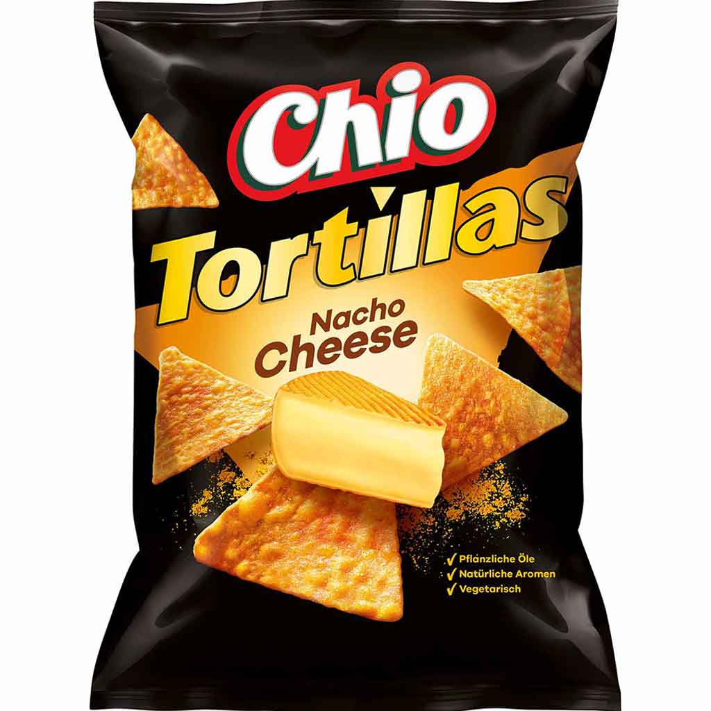 Chio Tortillas Nacho Cheese 110g MHD:21.4.25