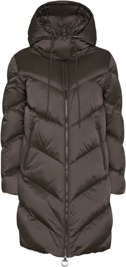 Sand Aria New Water Repellent Down Coat - Fenda Brun