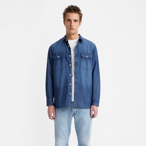 Levi's Jackson Worker Skjorte, Sterling Dark Wash, S