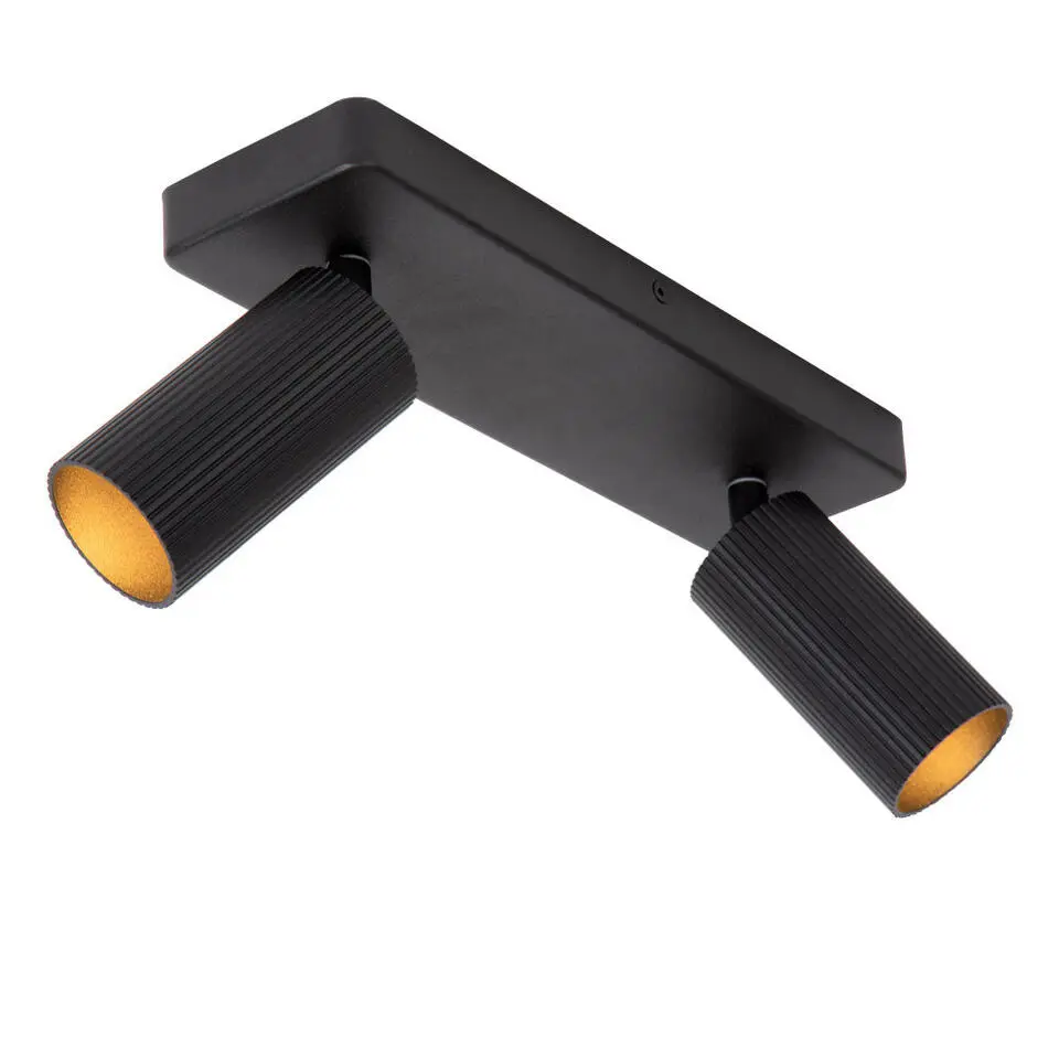 Lucide CLUBS Plafondspot - Zwart