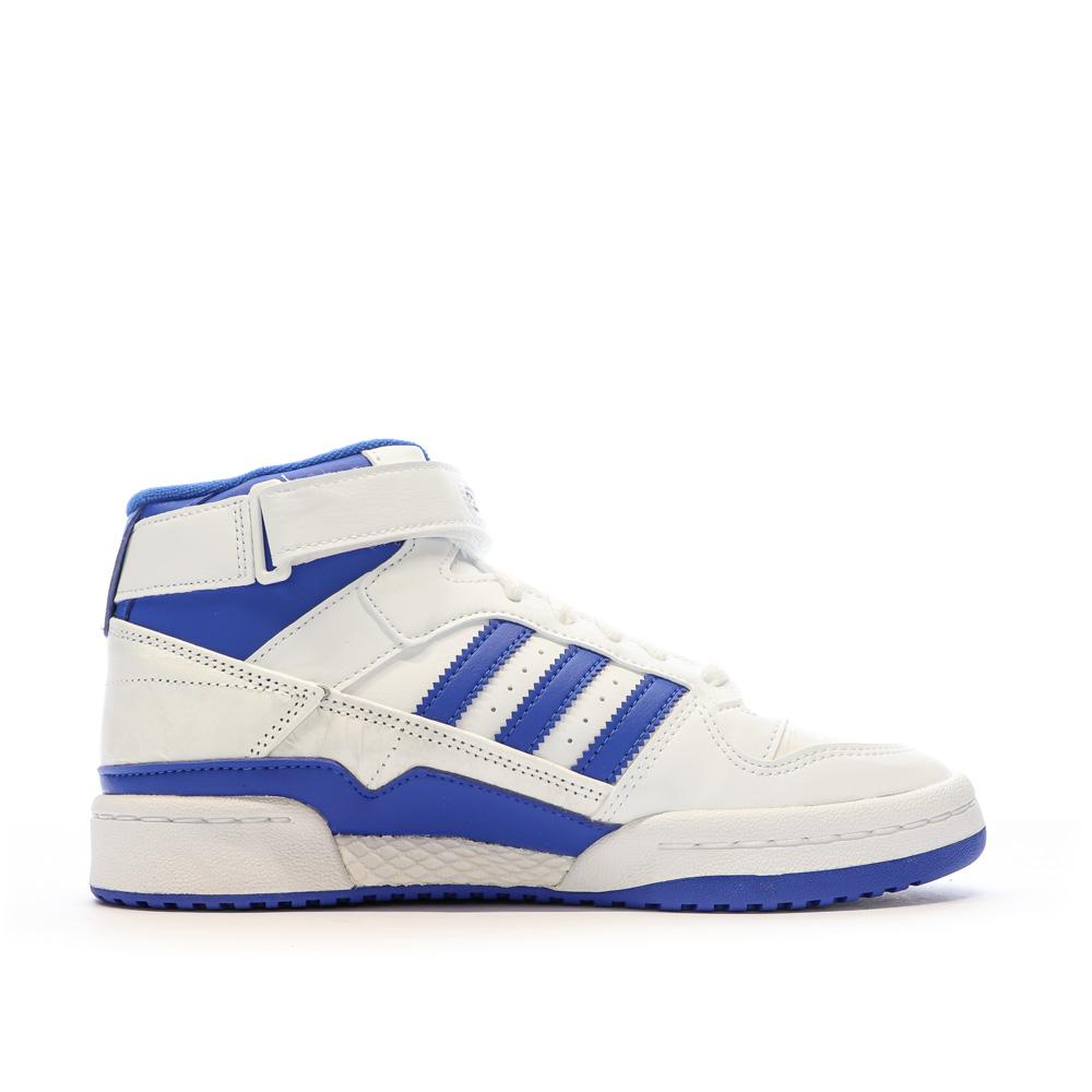 Adidas Baskets Blanc/Bleu Garçon Adidas Forum Mid