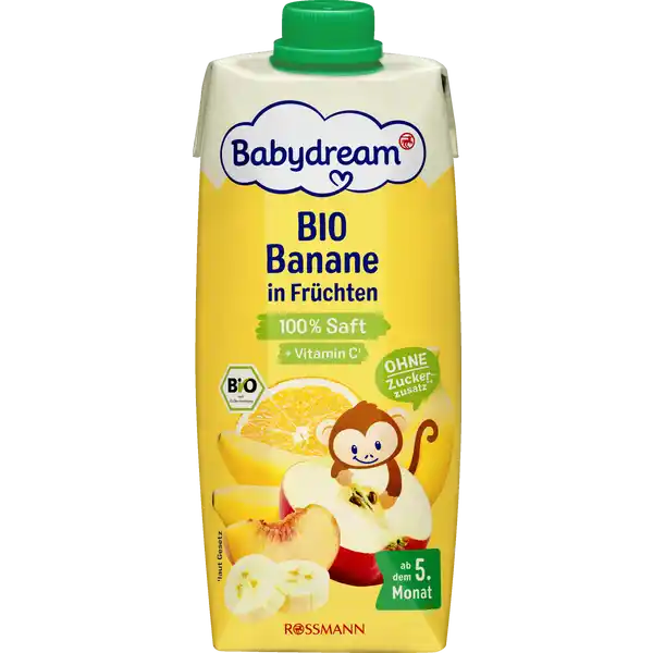Bio Banane in Früchten
