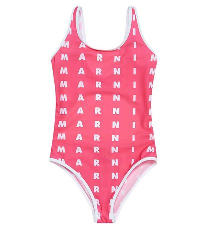 Marni Bådedragt - Pink m. Hvid