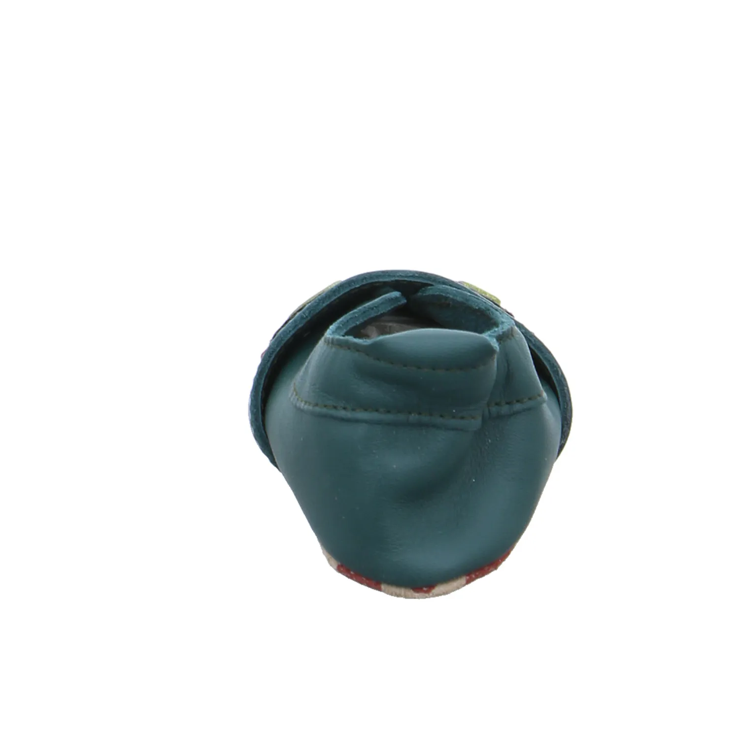 BOBUX Krabbelschuh Grün Leder