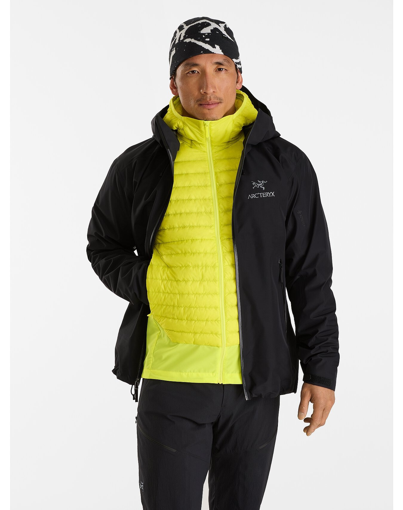 Cerium Hybrid Hoody Herre Sprint