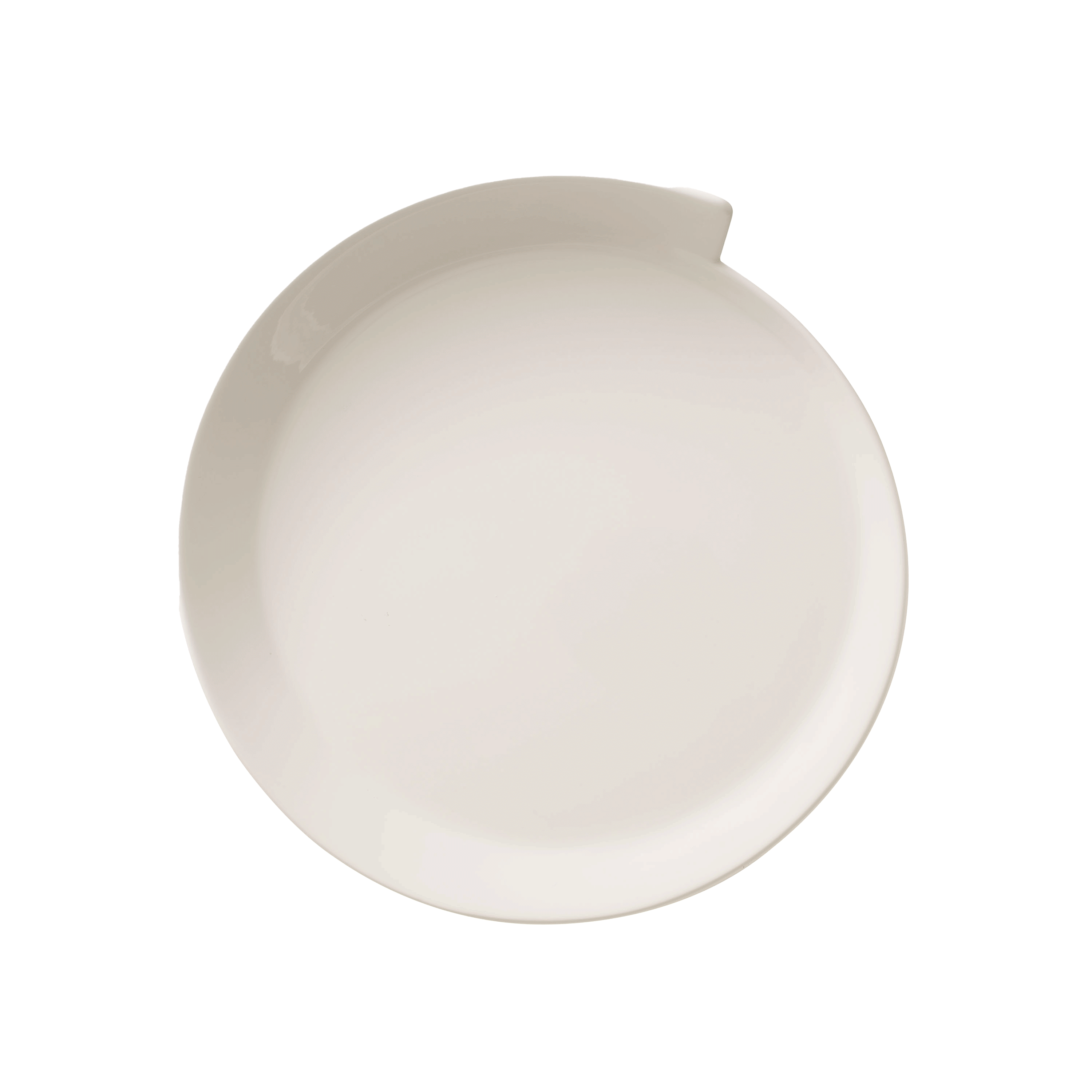 NewWave Appetizer and dessert plate White, 9.7'' x 9.7'', Premium Porcelain