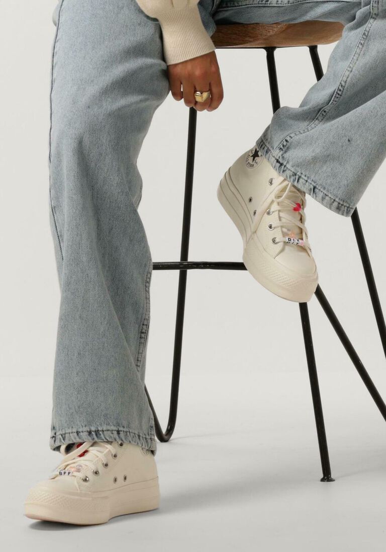 CONVERSE ecru converse hoge sneaker ctas lift hi