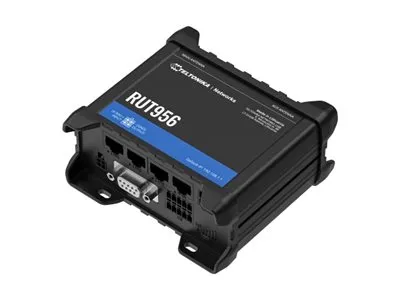 Teltonika RUT956 - Trådløs router - WWAN - 3-ports-switch - Wi-Fi - 2,4 GHz - 3G, 4G, 2G - DIN monterbar på skinne