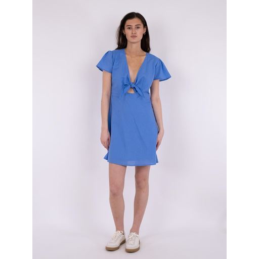 Neo Noir Diara Linen Kjole, Dusty Blue, 38