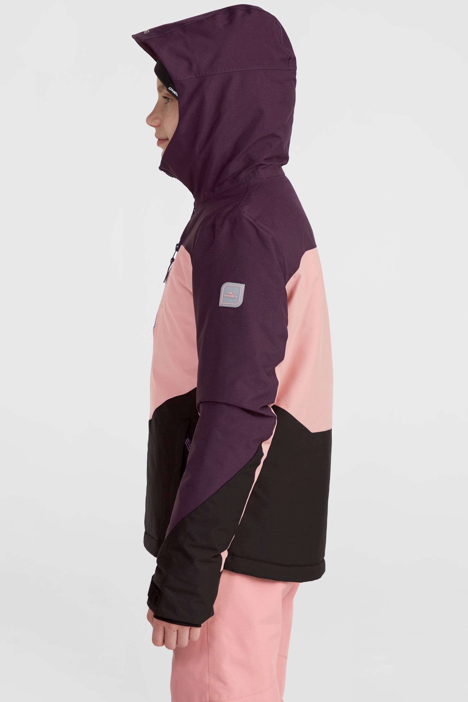 O'Neill ski-jack CARBONITE donkerpaars/roze/zwart