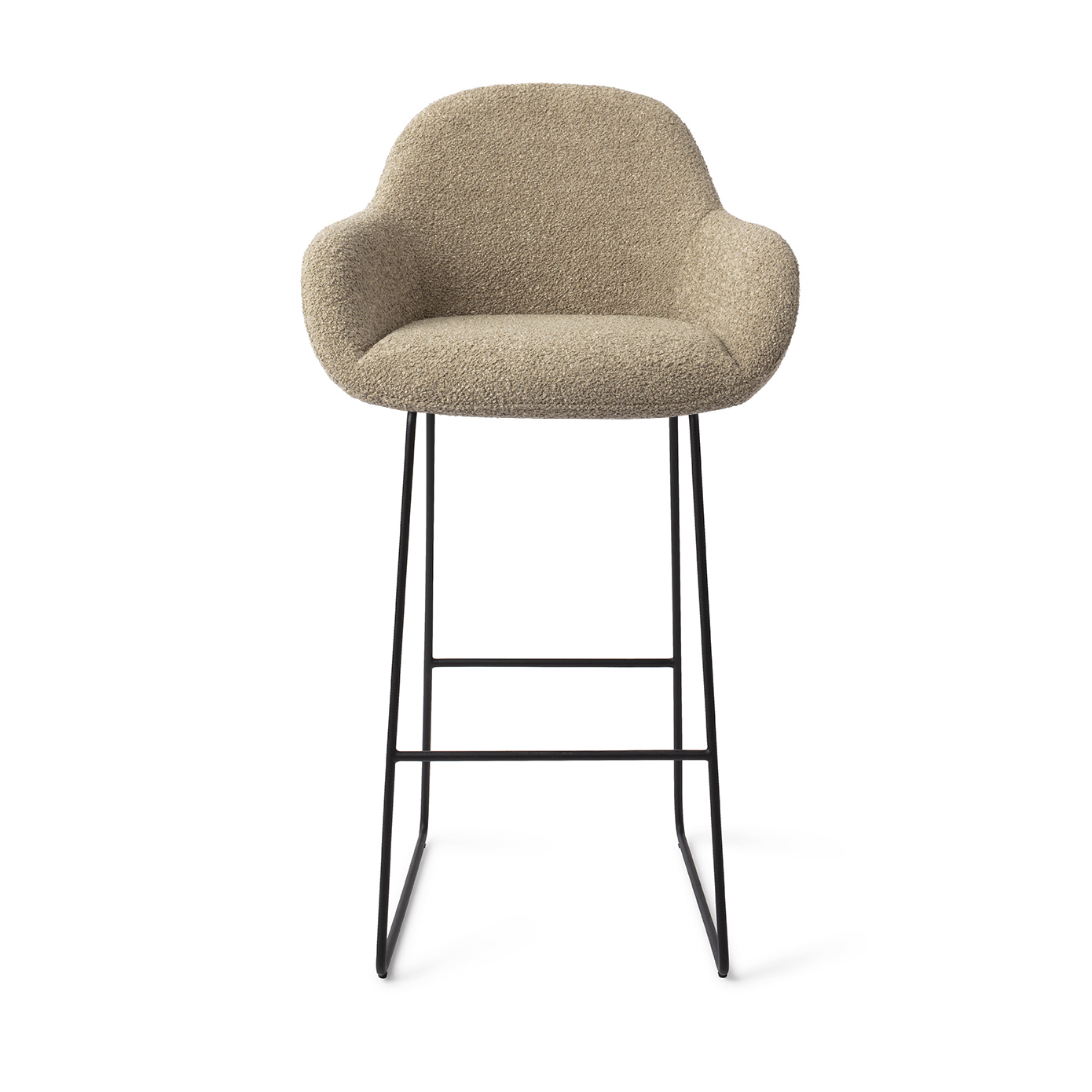 Barstoel Kushi bar slide black moss meadow
