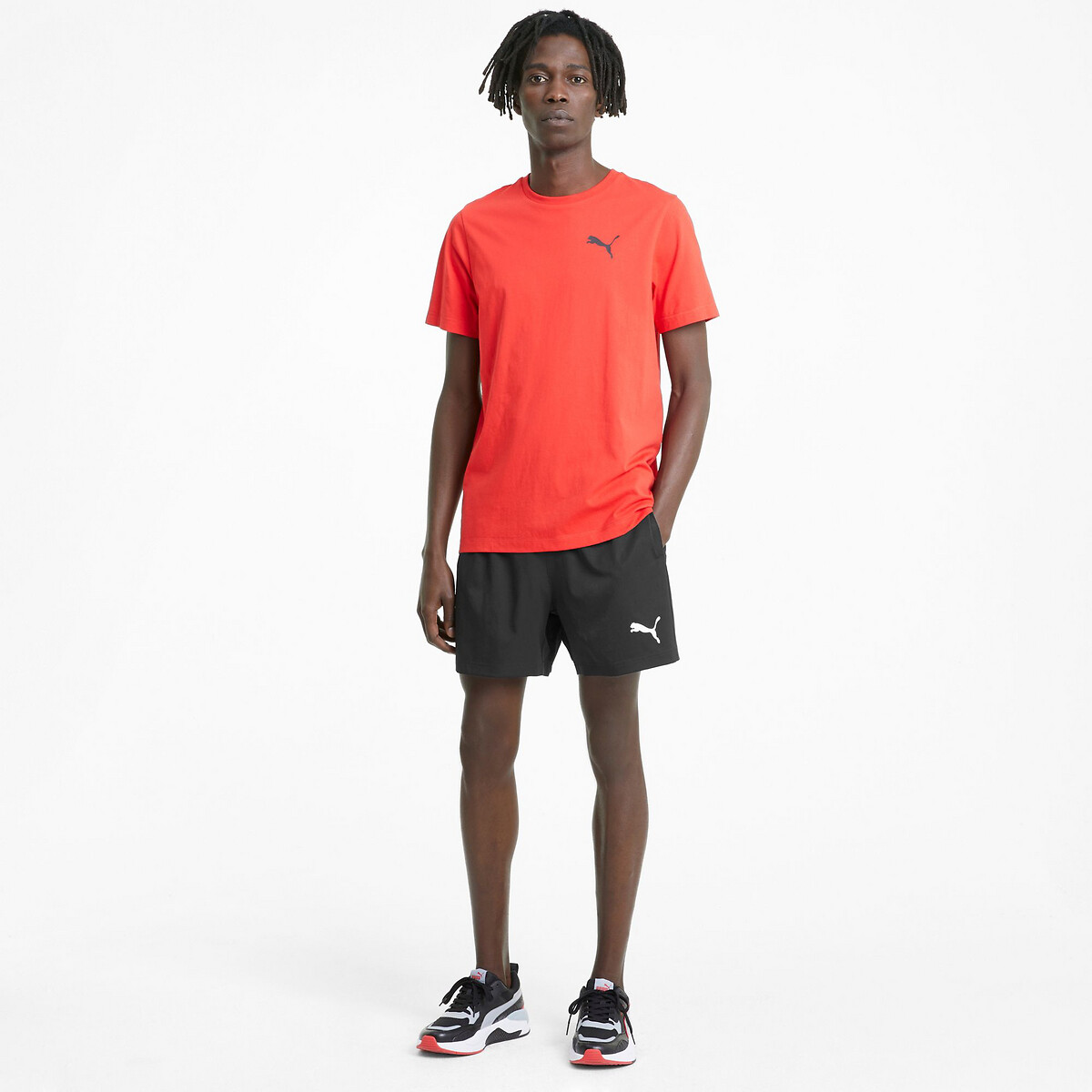 PUMA<br>Shorts com logo pequeno essencial