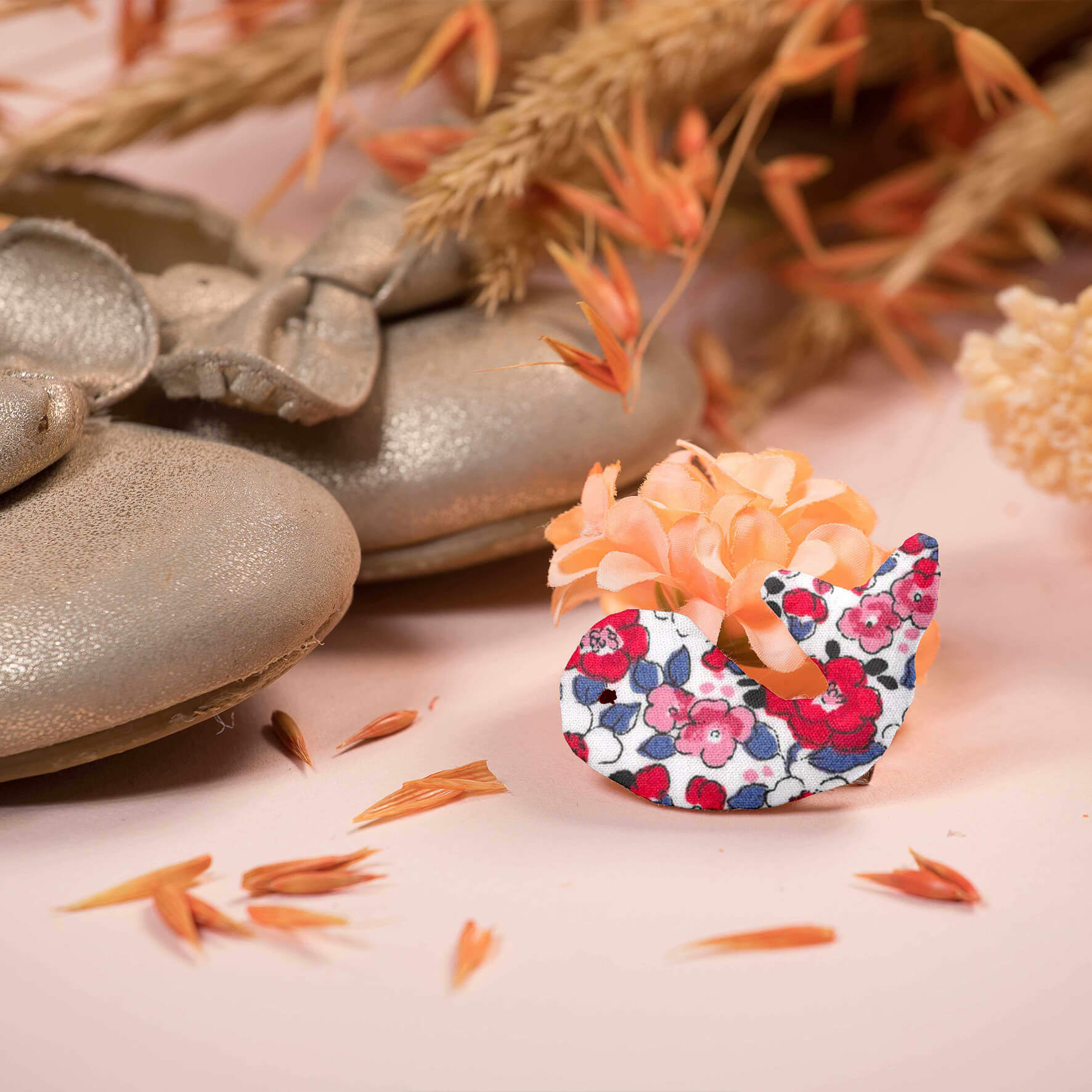 Barrette Baleine Rouge Corolle