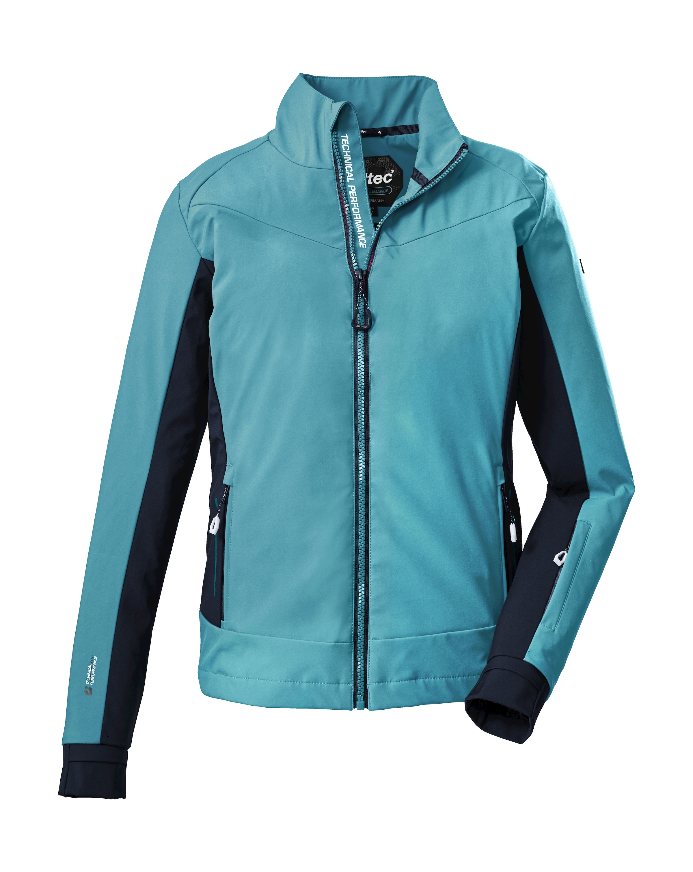 Killtec Softshelljacke »KOW 102 WMN SFTSHLL JCKT« Schmale Softshelljacke, wasser- und windabweisend, atmungsaktiv