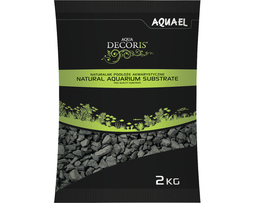 AQUAEL Basaltsubstraat 2-4 mm 2 kg grijs