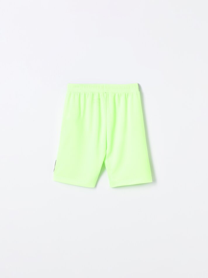 Bermuda esportiva - Amarelo fluorescente