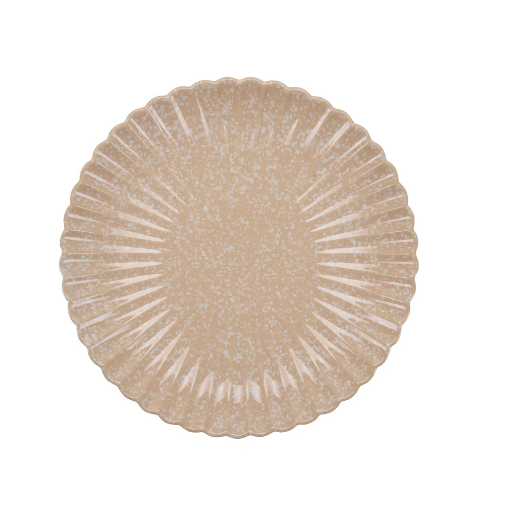 Bahne Interior  Clam middagstallerken, creme - Ø26 cm.