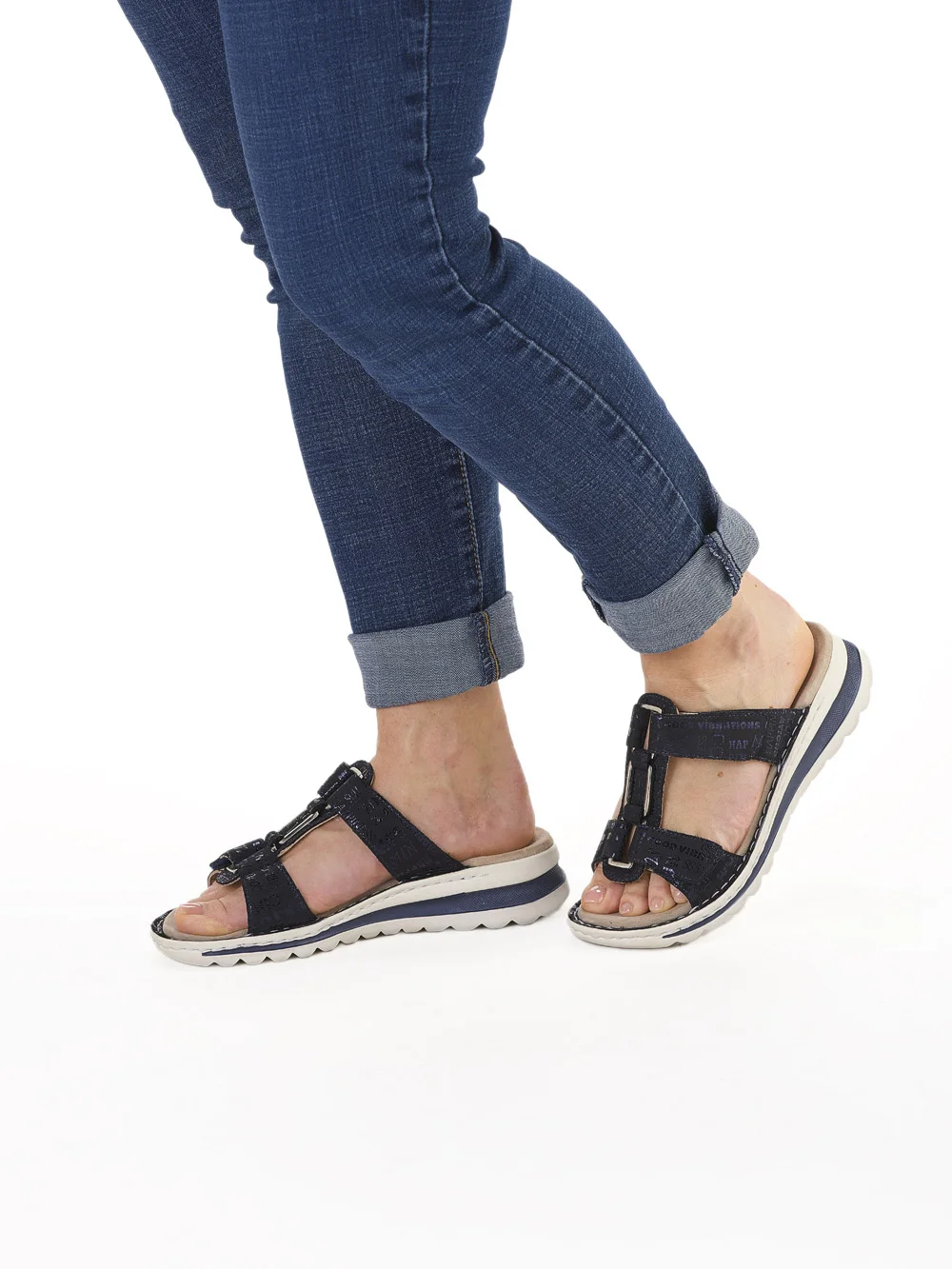 Pantolette Tampa blau