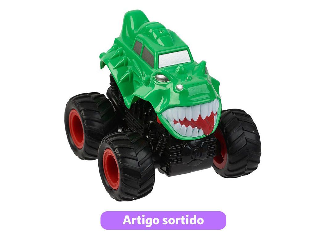 CARRO DE FRICÇÃO MONSTER ONE TWO FUN MODELOS SORTIDOS
