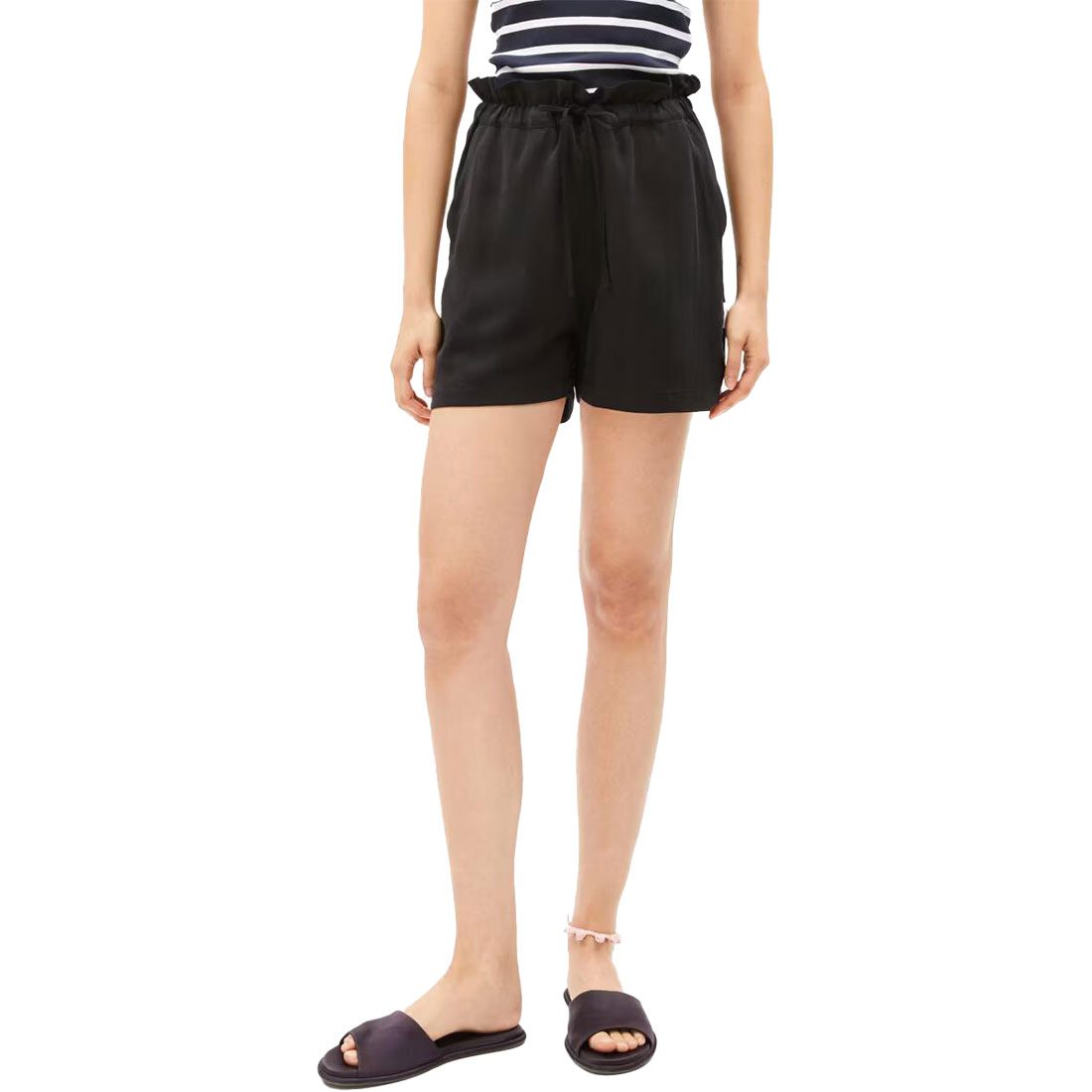 Armedangels Vaana Lino Shorts Damen schwarz