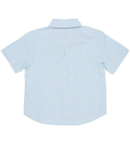 Copenhagen Colors Hemd - Sky Blue W. Cream Stripe