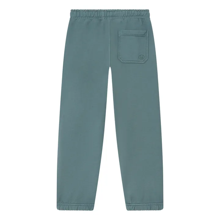 SMALLABLE BASICS Jogging Garçon Coton Bio | Bleu Vert