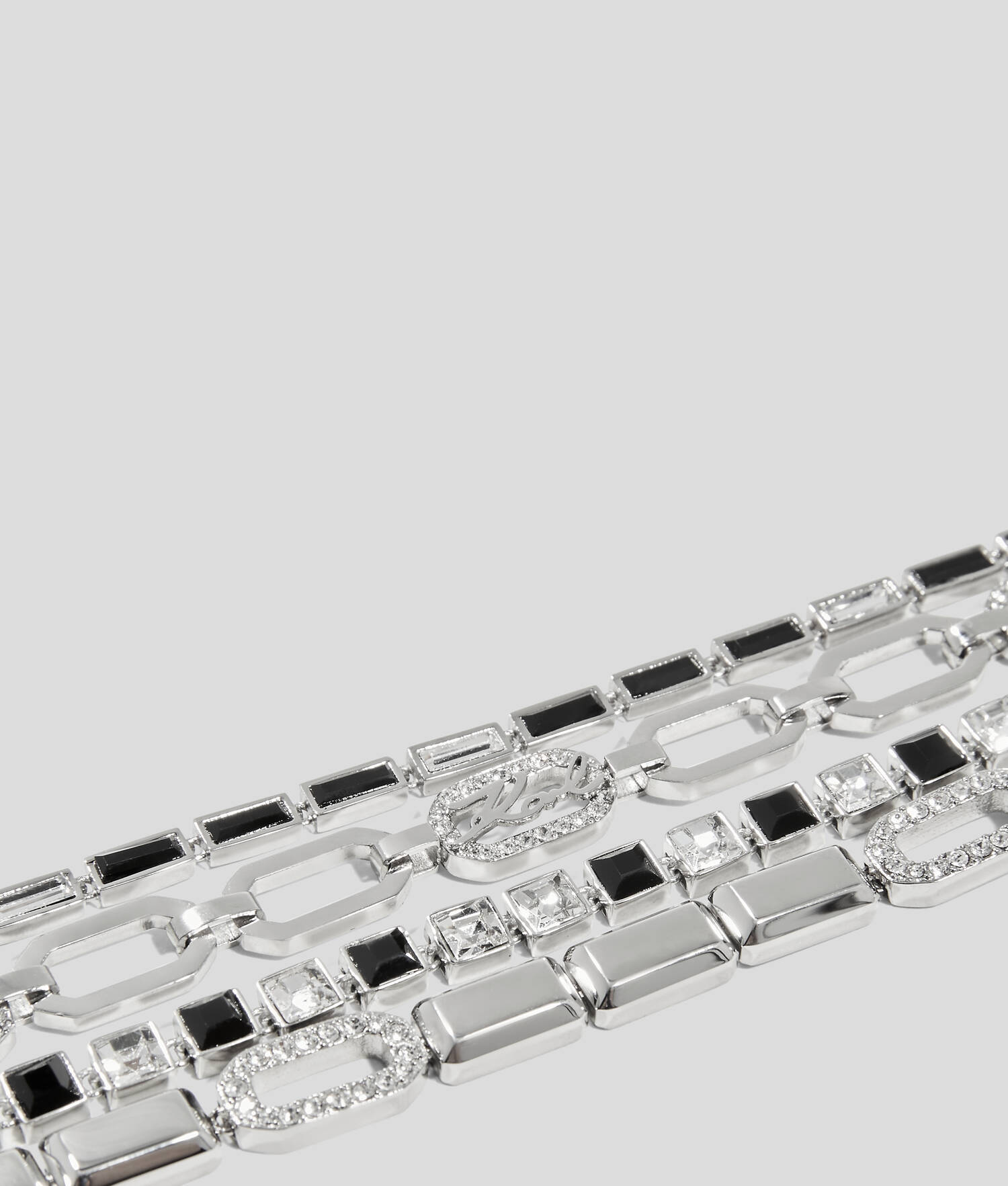 Bracelet superposé KARL Signature - Argent