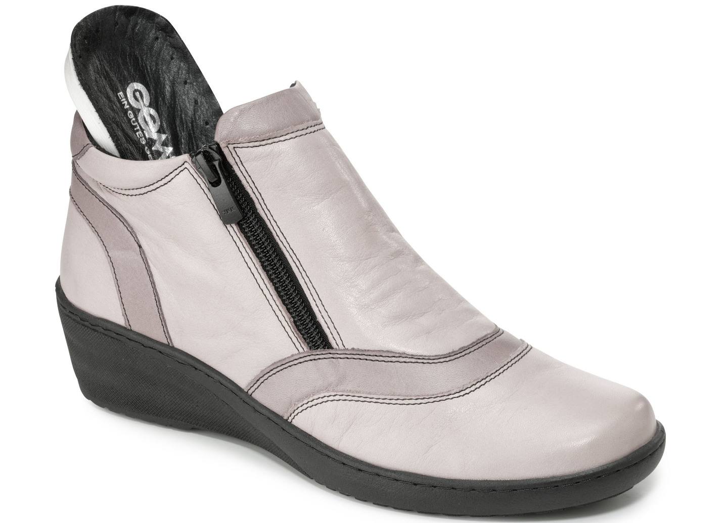 Gemini Stiefelette mit Seitenreißverschlüssen