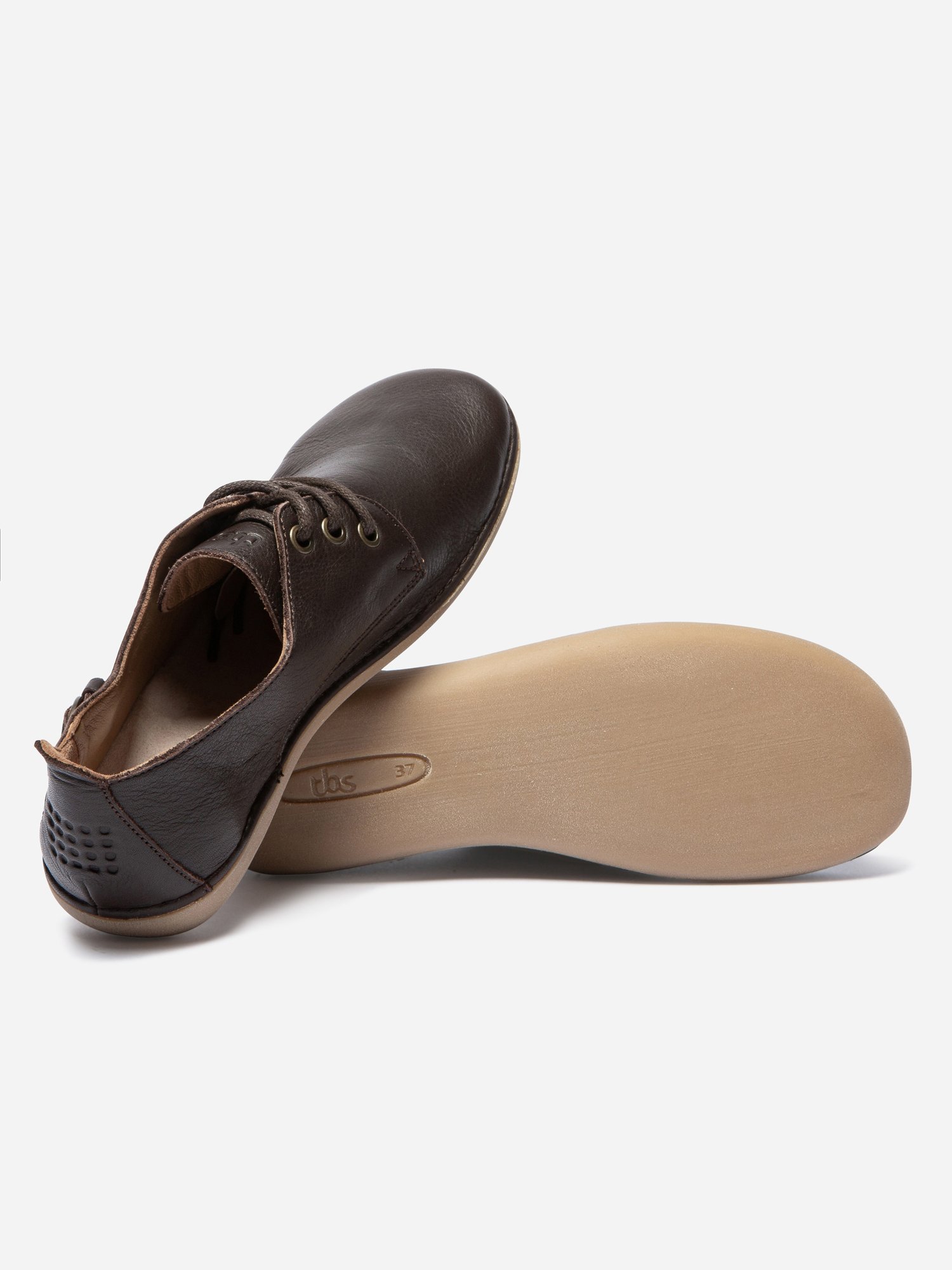 Derbies Femme Eco Conçues Cuir Marron