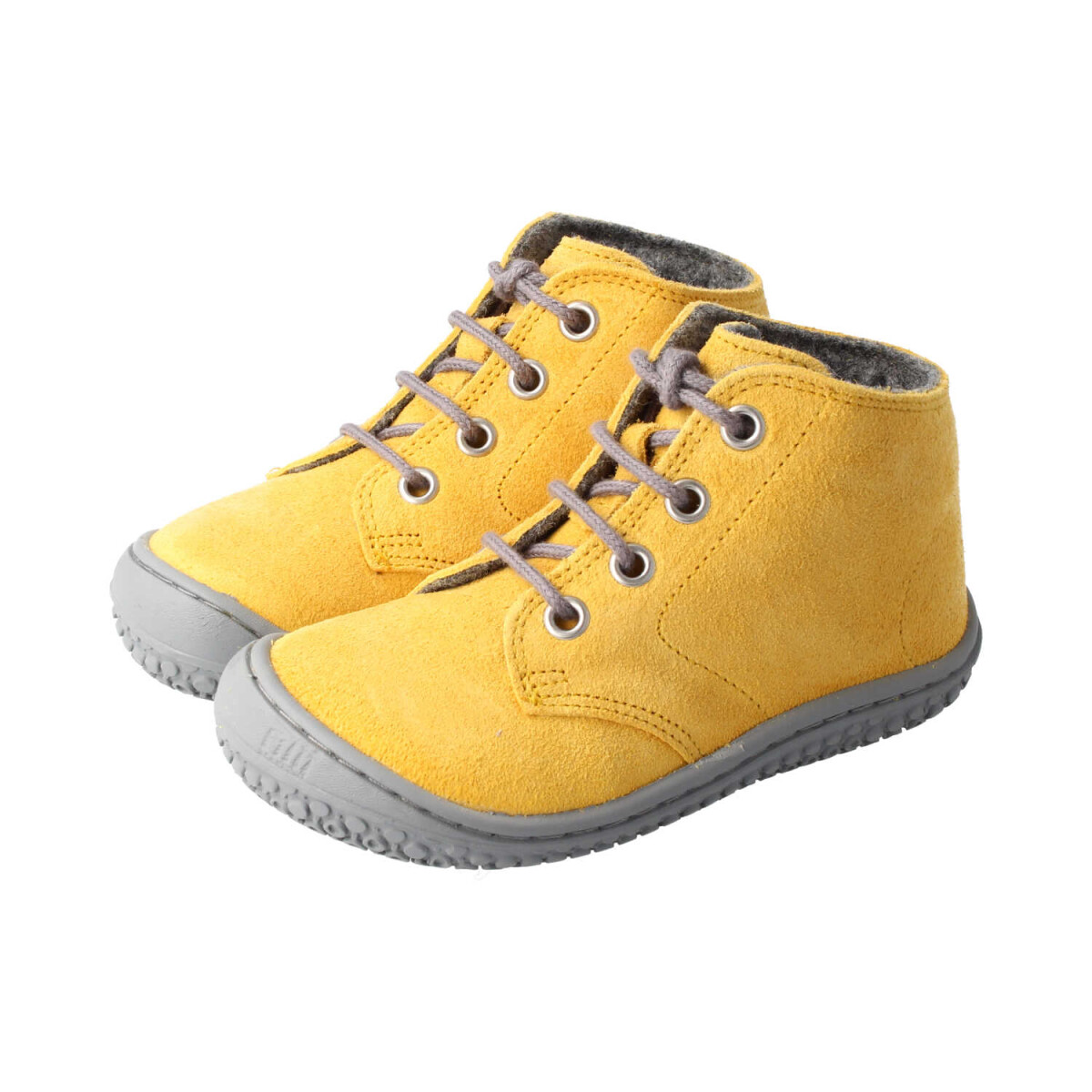SL40011-F4 mustard SQUIRREL velours fleece laces Weite/S