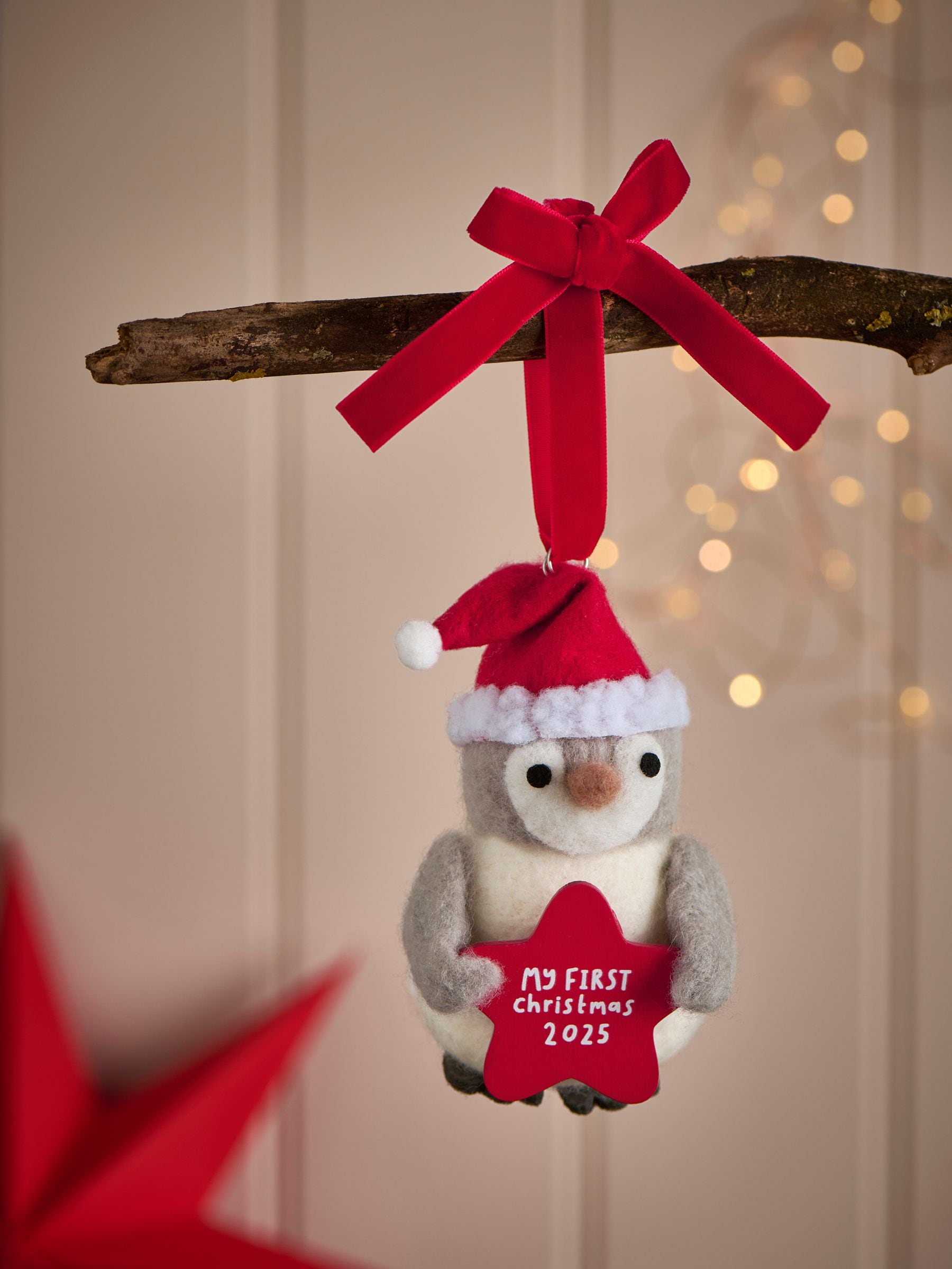 Penguin Babys First Christmas 2025 Bauble