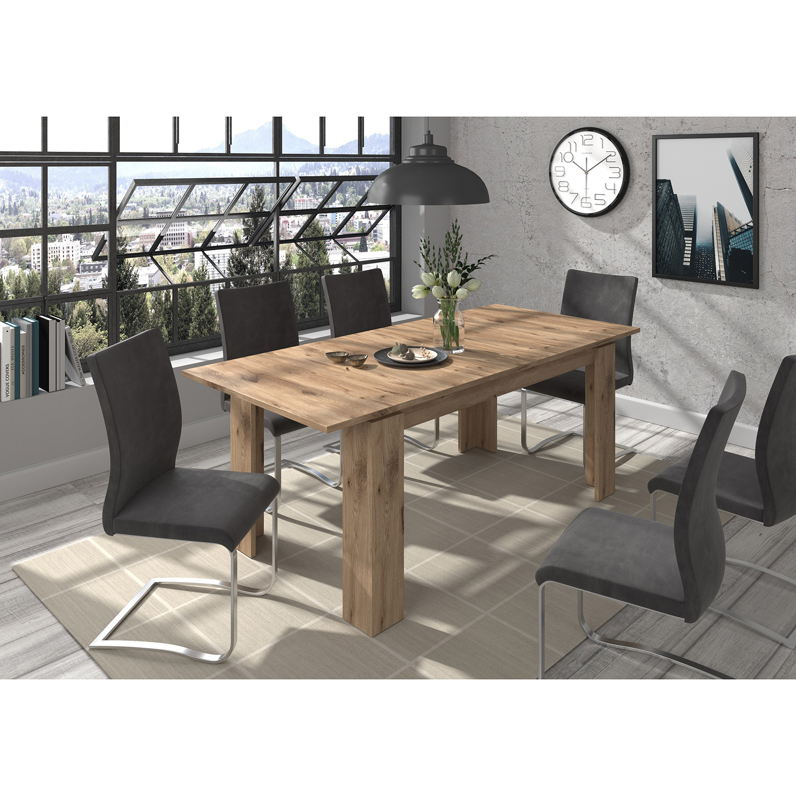 Esstisch PARMA - Viking Oak - ausziehbar
