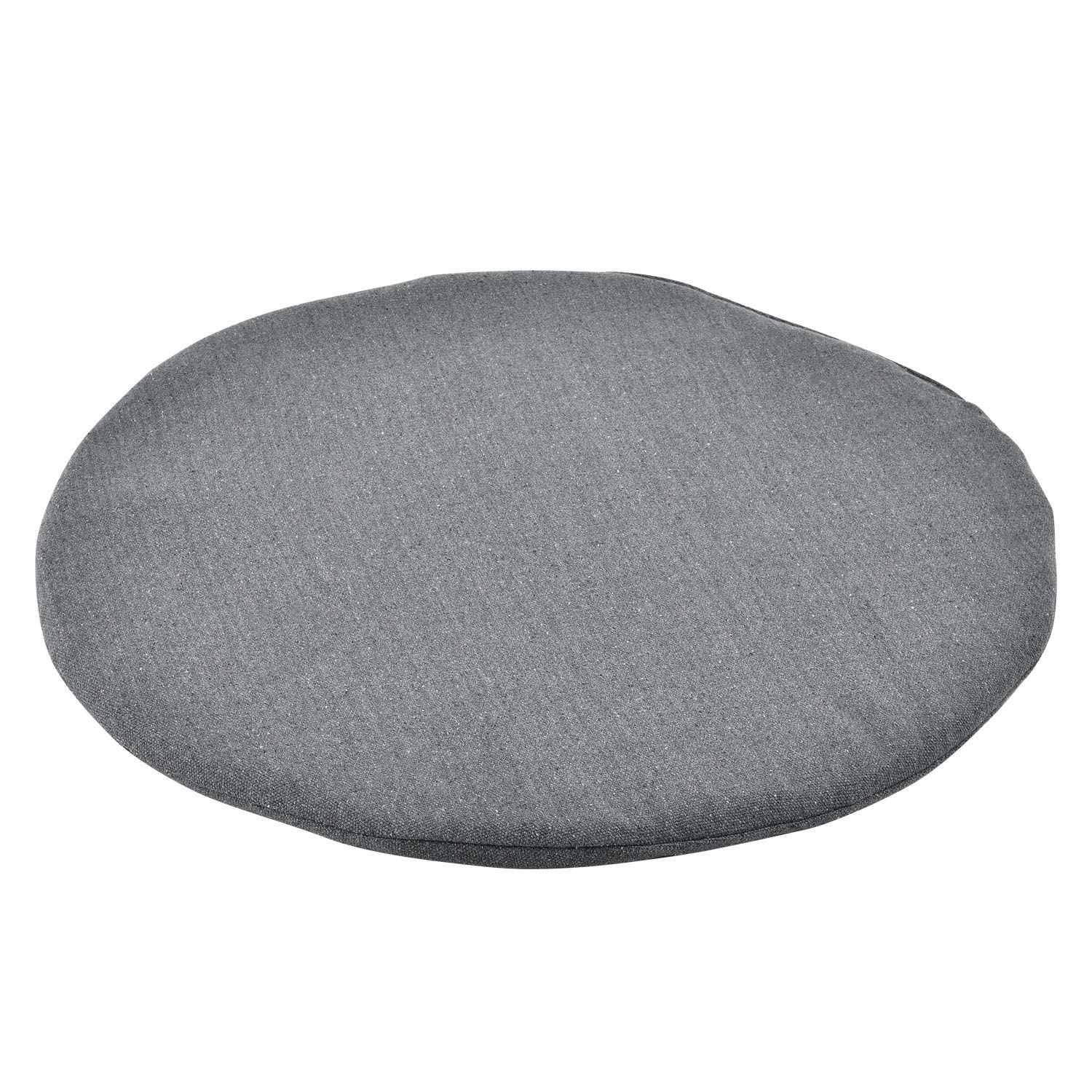 Juskys Hängesessel Cadras anthrazit - 60 cm breites Kissen –Indoor Hängekorb 120 kg Belastbarkeit
