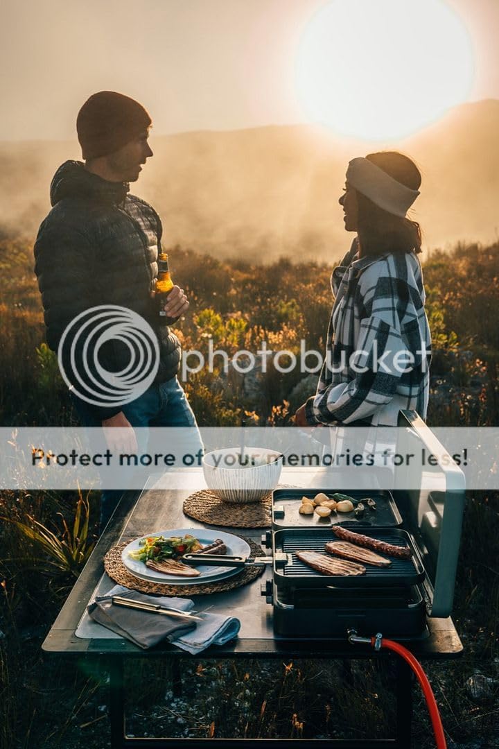 CADAC - 2-Cook 3 Pro Stove - Tischgrill - 50mBar - Campinggrill - Für draußen grillen - Stahl - Aluminium - Kunststoff - Gas Barbecue