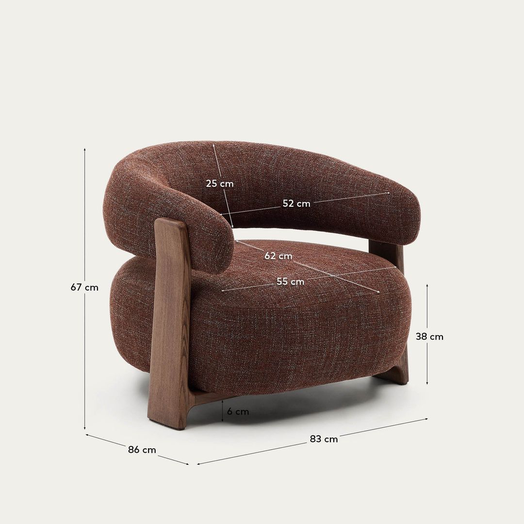 Kave Home   Granite Fauteuil