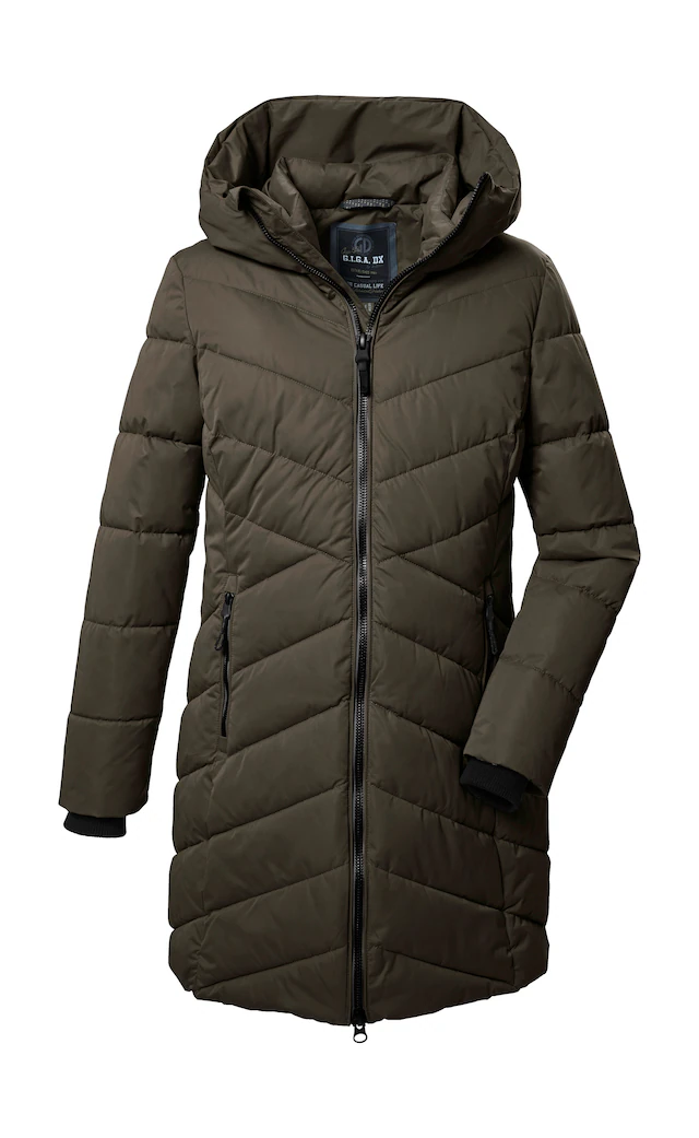 G.I.G.A. DX by killtec Steppmantel »GW 17 WMN QLTD PRK«, Schmaler, wasserabweisender Damenparka mit 8.000 mm Wassersäule