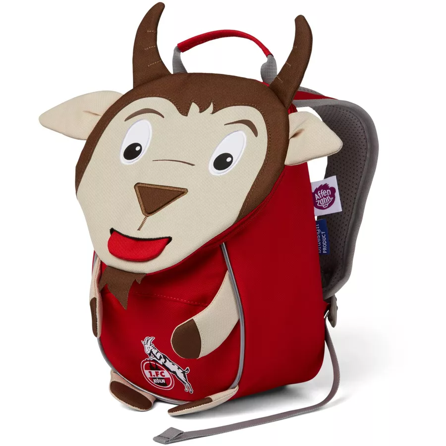 Affenzahn Kleine Freunde - Kinderrucksack: Hennes Geißbock (FC Köln)