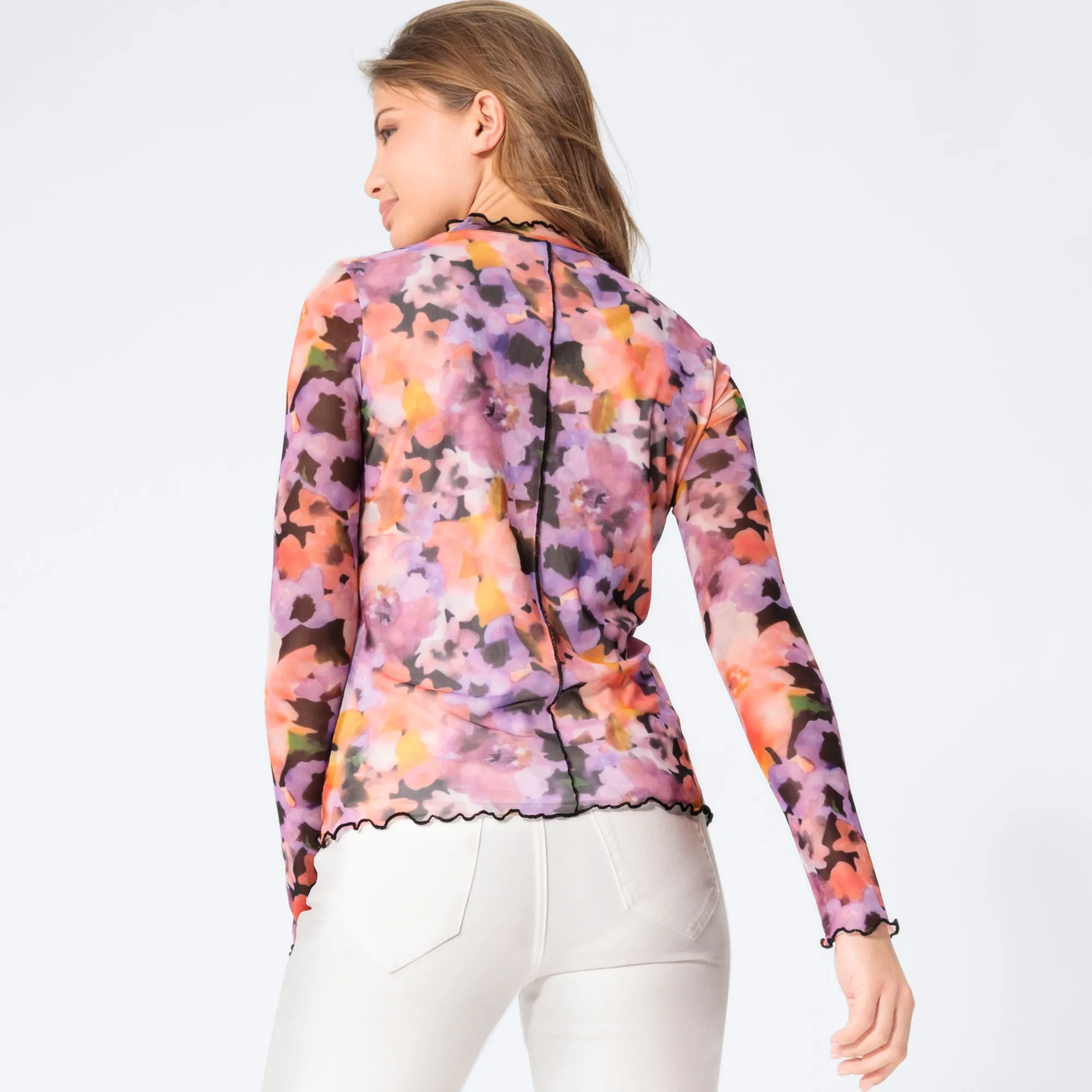 Damen-Shirt aus Mesh