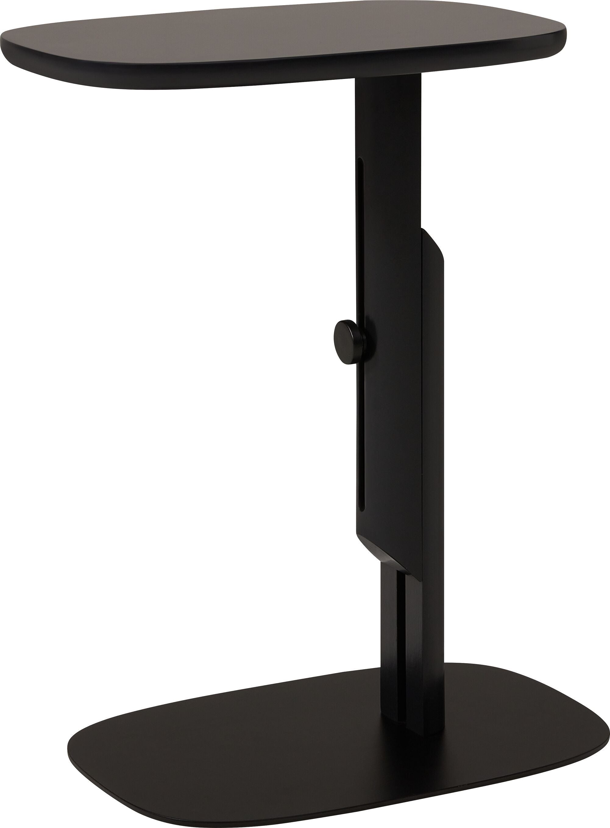 LIVIA Beistelltisch - Schwarz / B: 42.0 cm x T: 42.0 cm x H: 43.0 cm