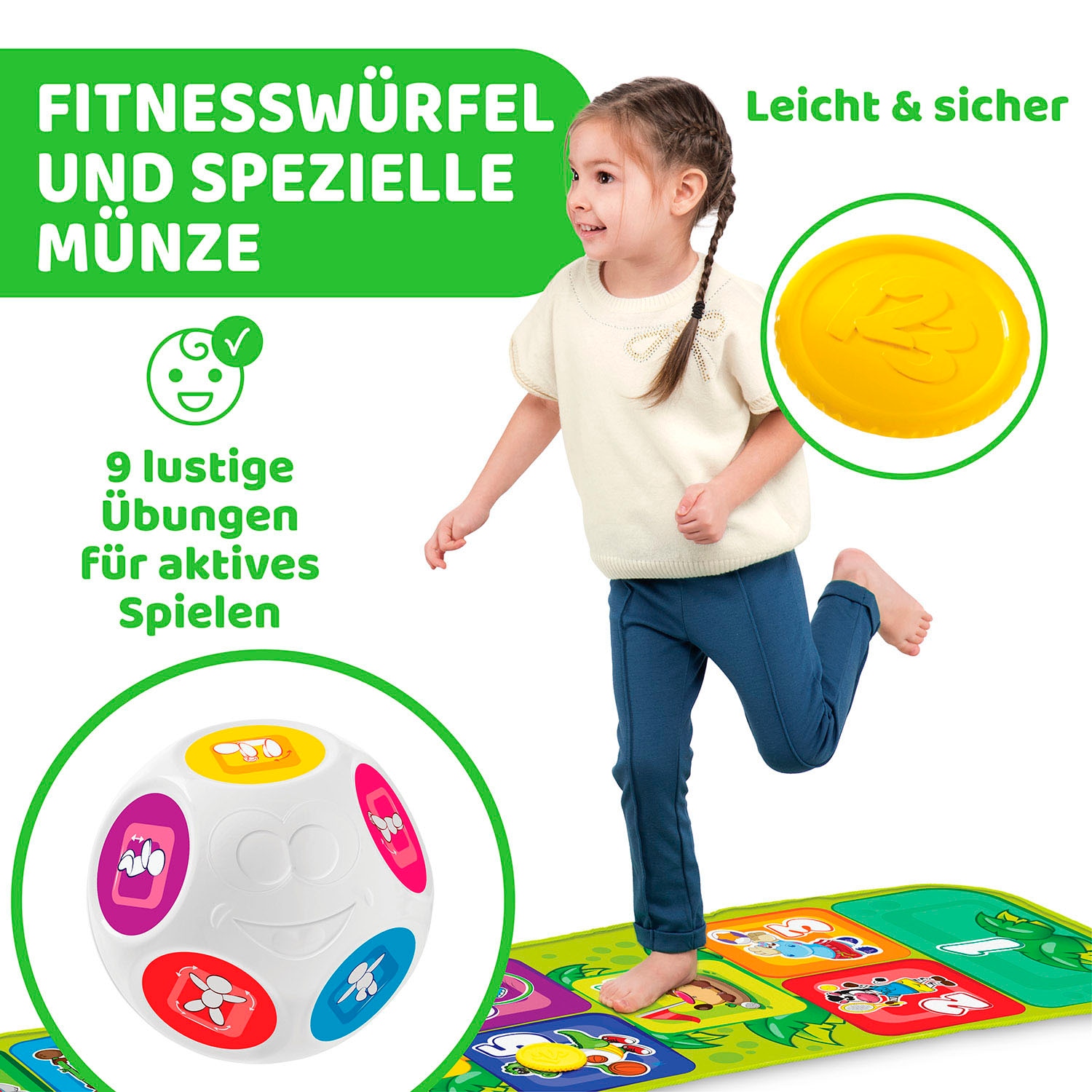 Chicco Spielmatte »Elektronische Hüpfmatte« mit Licht und Sound