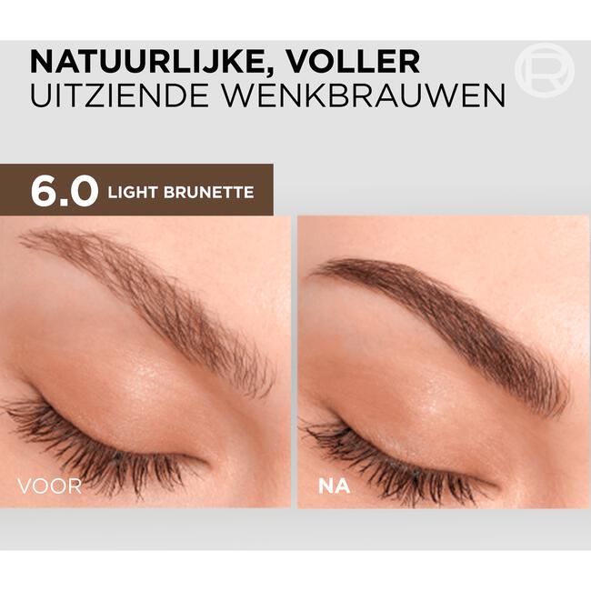 L'Oréal Paris Brow Color wenkbrauwverf 6.0 Light Brunette 30ML